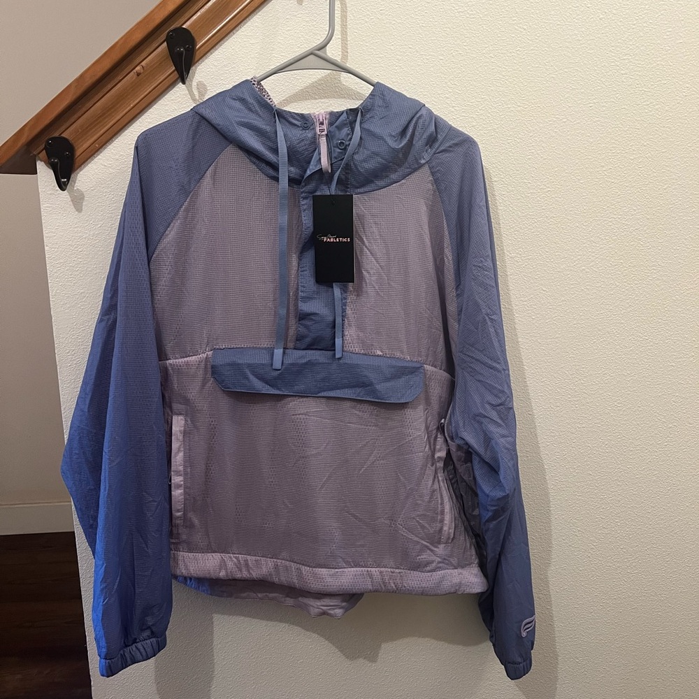 Fabletics Blue and Purple Windbreaker